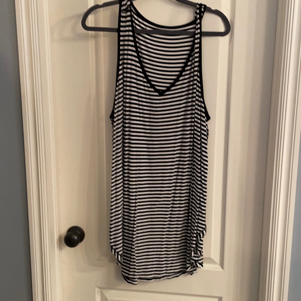 Super soft black and white stripes